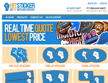 Tablet Screenshot of hitsticker.com